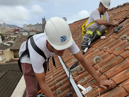 Projeto Santos - 4kWp 12 placas 400Wp - foto 2 de energia solar Reluz Solar
