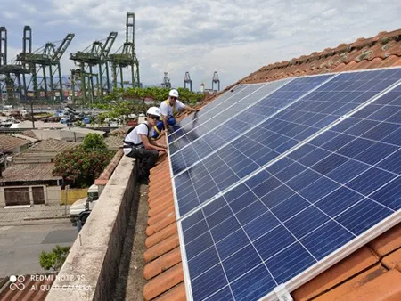 Projeto Santos - 4kWp 12 placas 400Wp - foto 5 de energia solar Reluz Solar