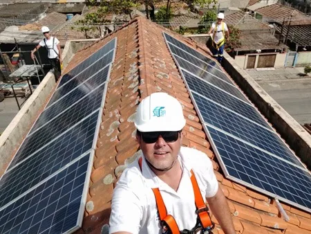 Projeto Santos - 4kWp 12 placas 400Wp - foto 6 de energia solar Reluz Solar